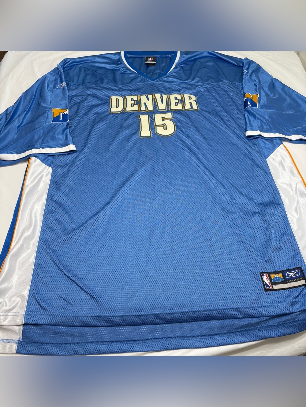 Carmelo Anthony #15 NBA Denver Nuggets Short Sleeve Jersey Men’s 3XL Tall
